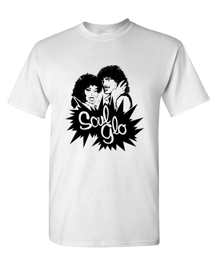 SOUL GLO - funny retro 80's movie comedy - Mens Cotton T-Shirt gallery