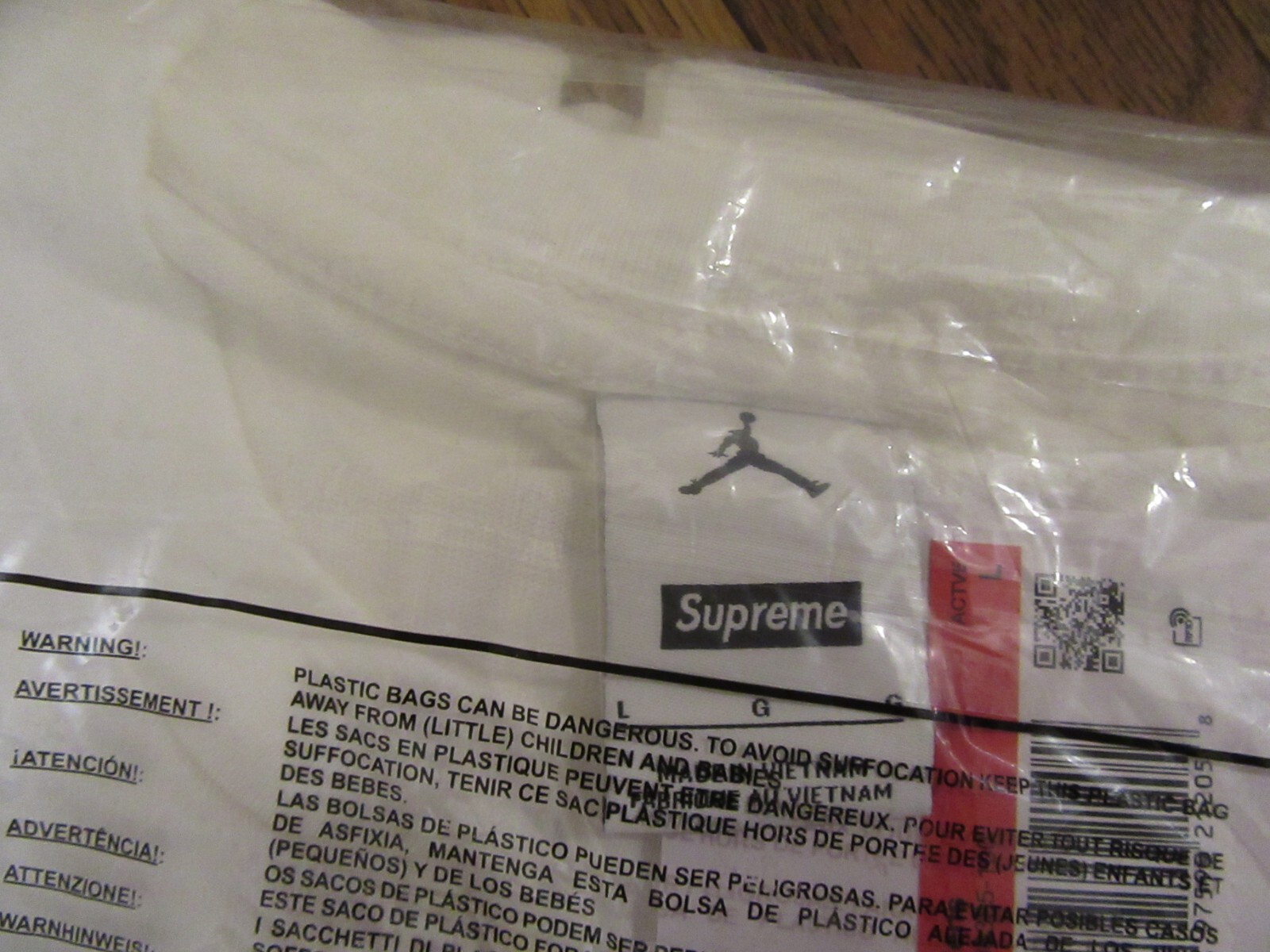 Supreme Jordan Biggie S/S Top Size Large White FW24 Supreme New York 2024 New gallery