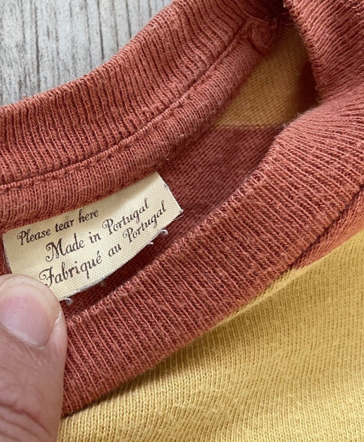 Levi's Vintage Clothing 1950s LVC Striped Sportswear T Shirt - Size M [p2p 21"] gallery