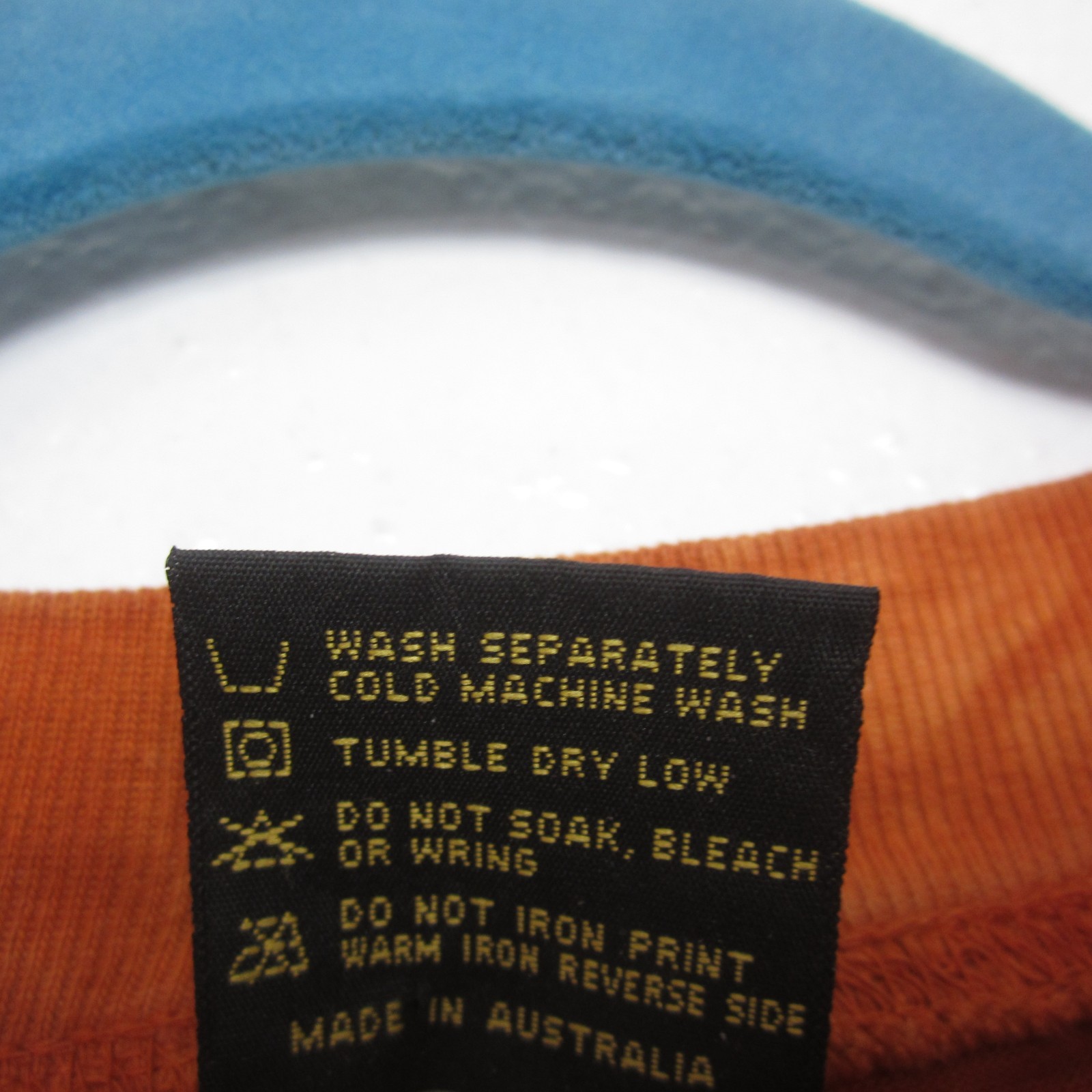 VTG 90s Churinga Australia Tie Dye Dreaming Animals Native L Indigenous Orange gallery