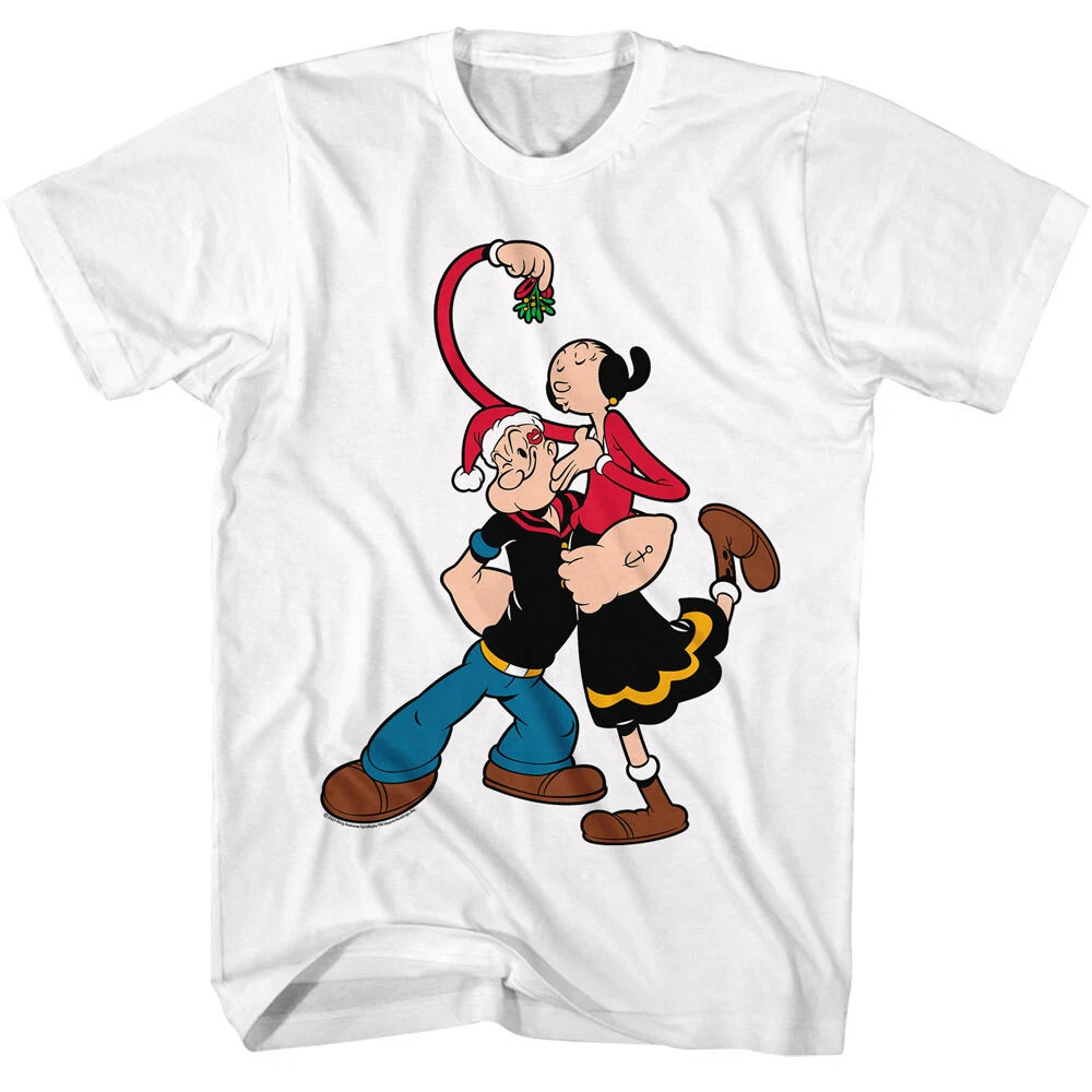 Popeye The Sailor Man 1929 Olive Oil Dancing White T-shirt Size S-5XL