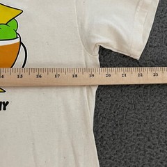 Eldon T-Shirt Mens Medium Cream Avocado Guacamole Cotton Casual Funny Dad
