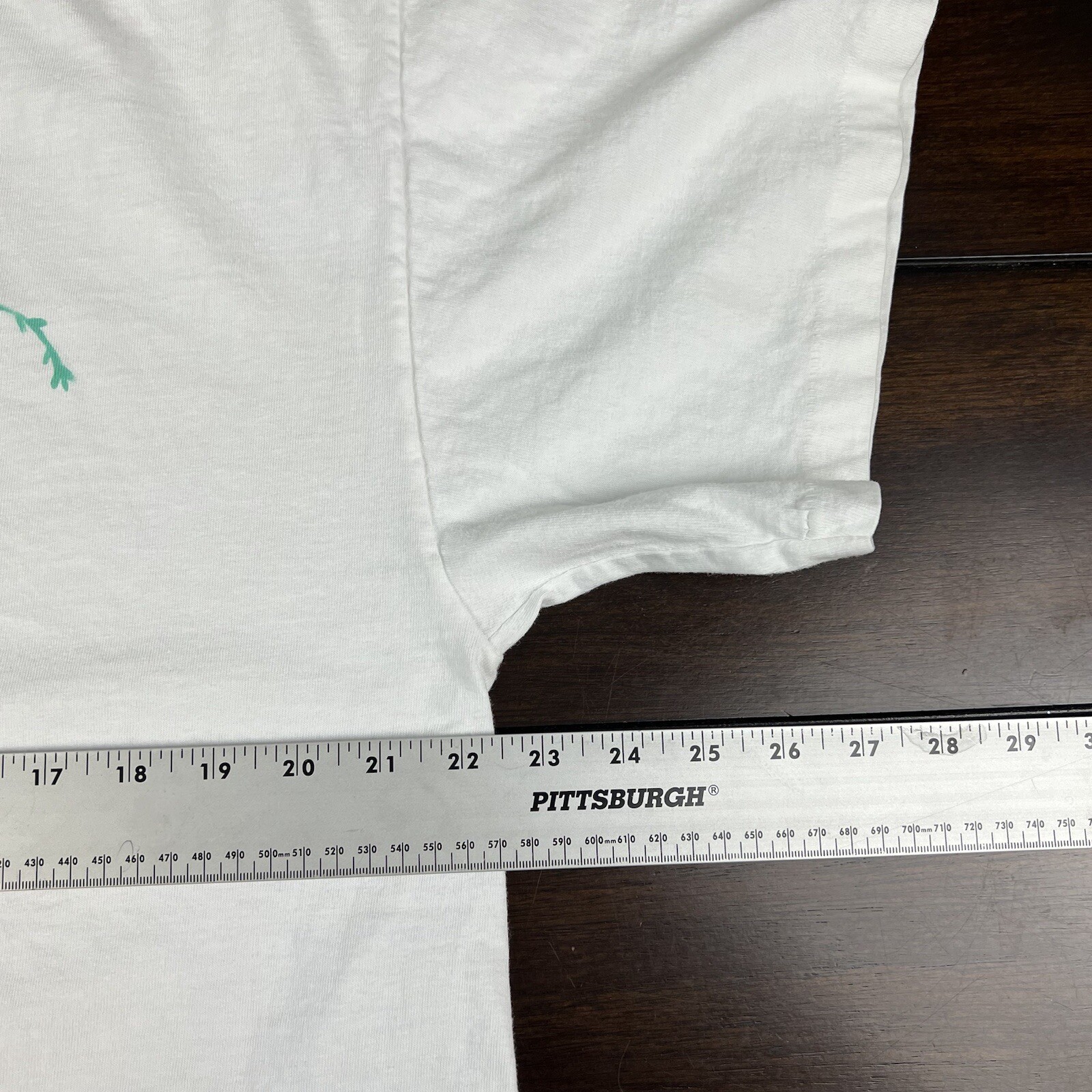 Vintage Belton Single Stitch T Shirt Floral Paint Pocket White One Size Fits All gallery