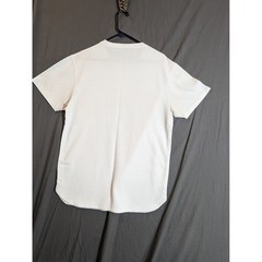 NOVA INDUSTRIES Mens Waffle Knit Longline TShirt White Size Large