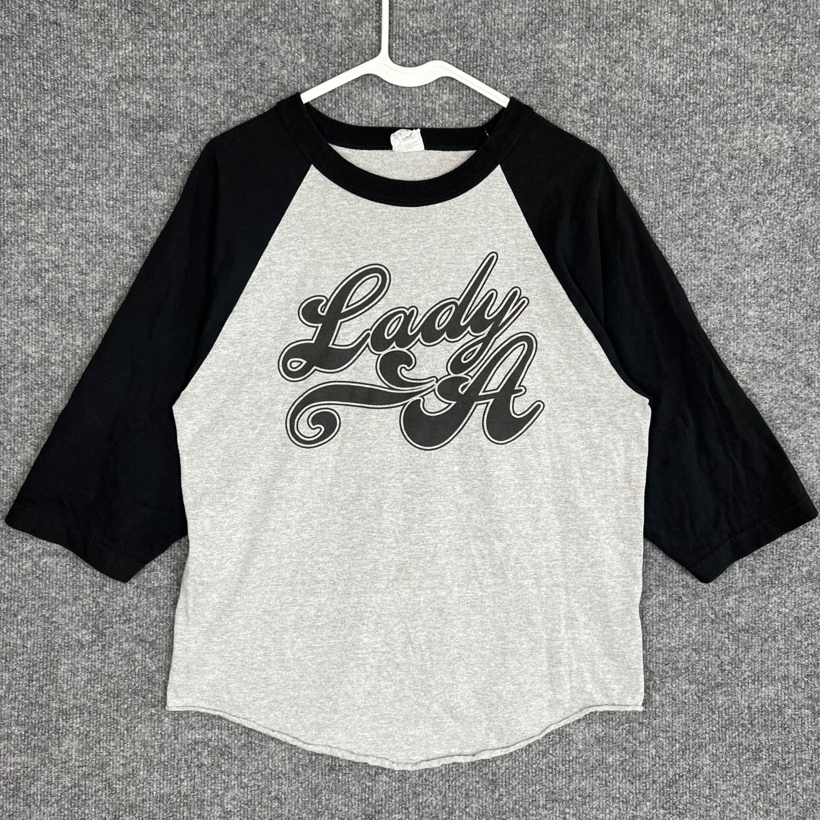 Lady A. Antebellum Tour Concert T Shirt Retro Baseball Tee 3/4 Sleeves M UNISEX