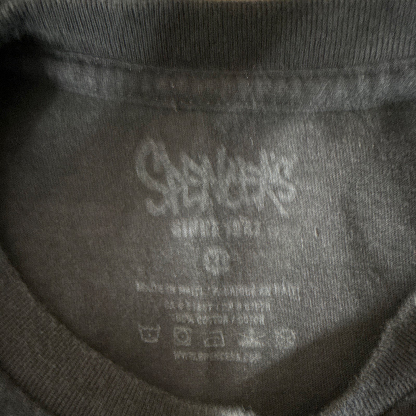 Spencer's Black Skull Graphic Print Crew Neck Short Sleeve T-Shirt XL gallery