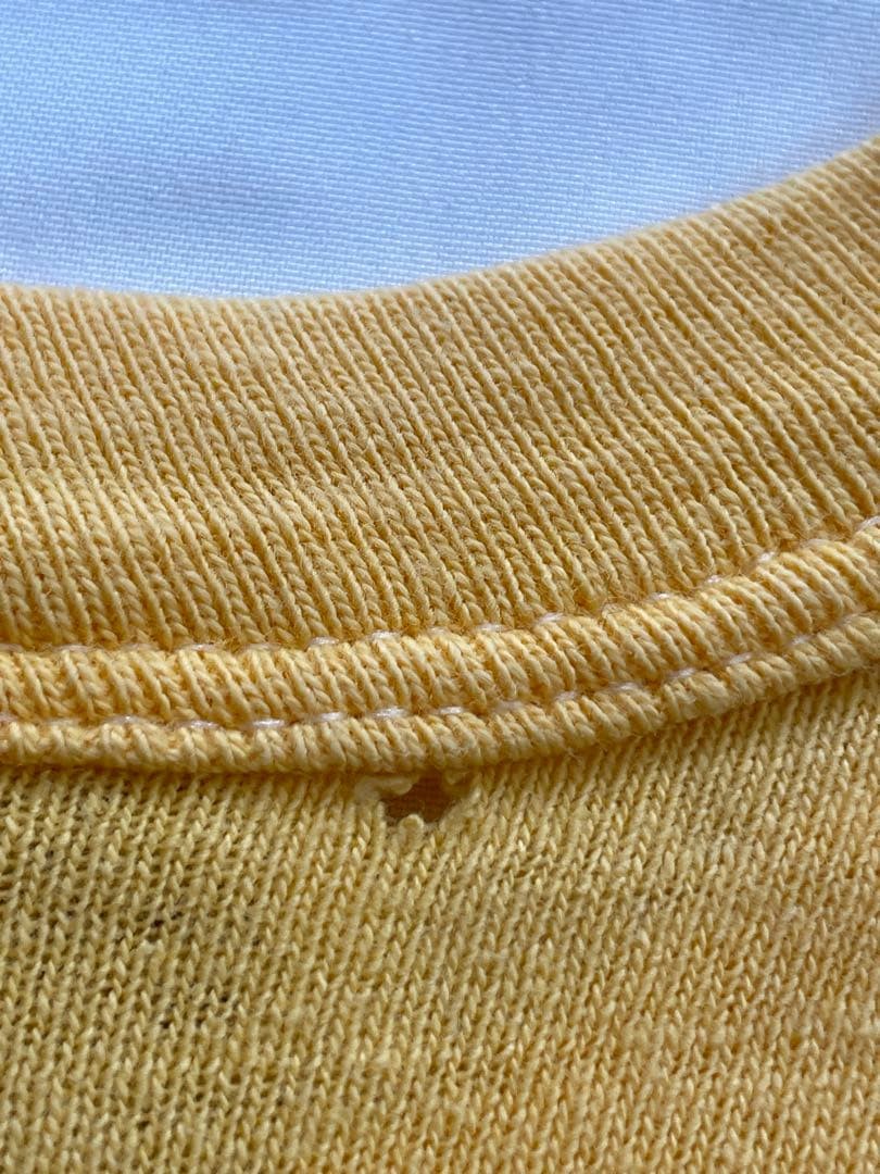 70s Russell Athletic Bobcats T-Shirt Yellow Gold Tag Single Stitch Vintage M gallery
