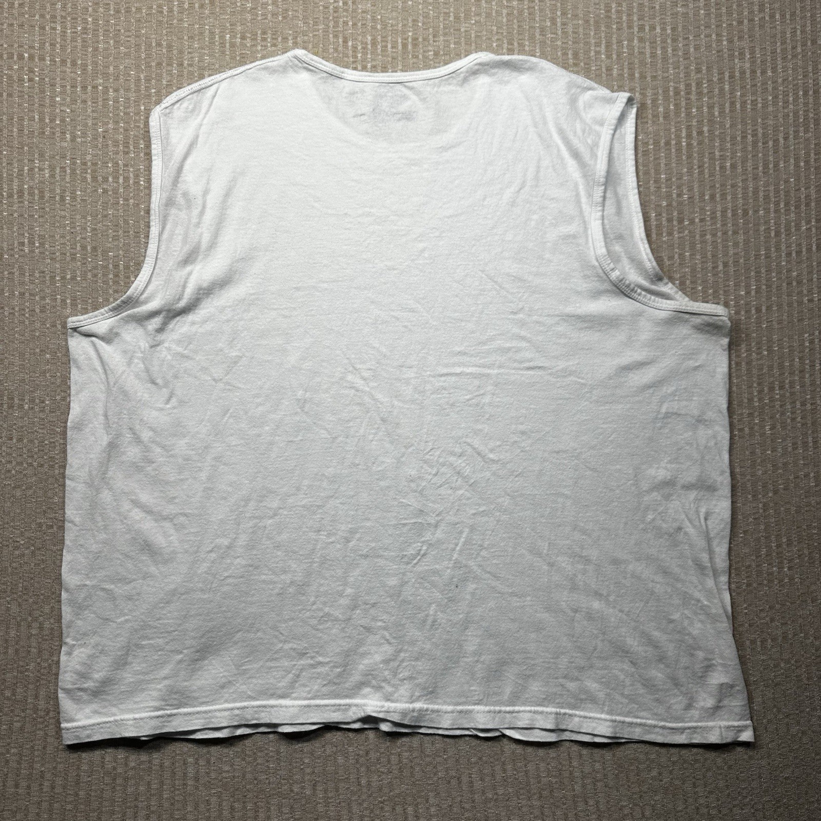 Dickies Men’s Sleeveless Undershirt Cotton Size XL White gallery
