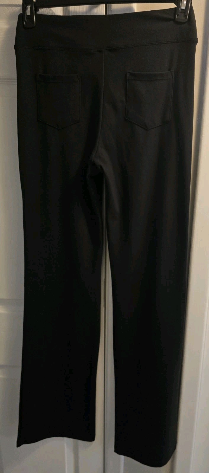 SEVEGO Women's Wide Leg Yoga Pants Size Medium Tall 35"Inseam Front Back pockets gallery