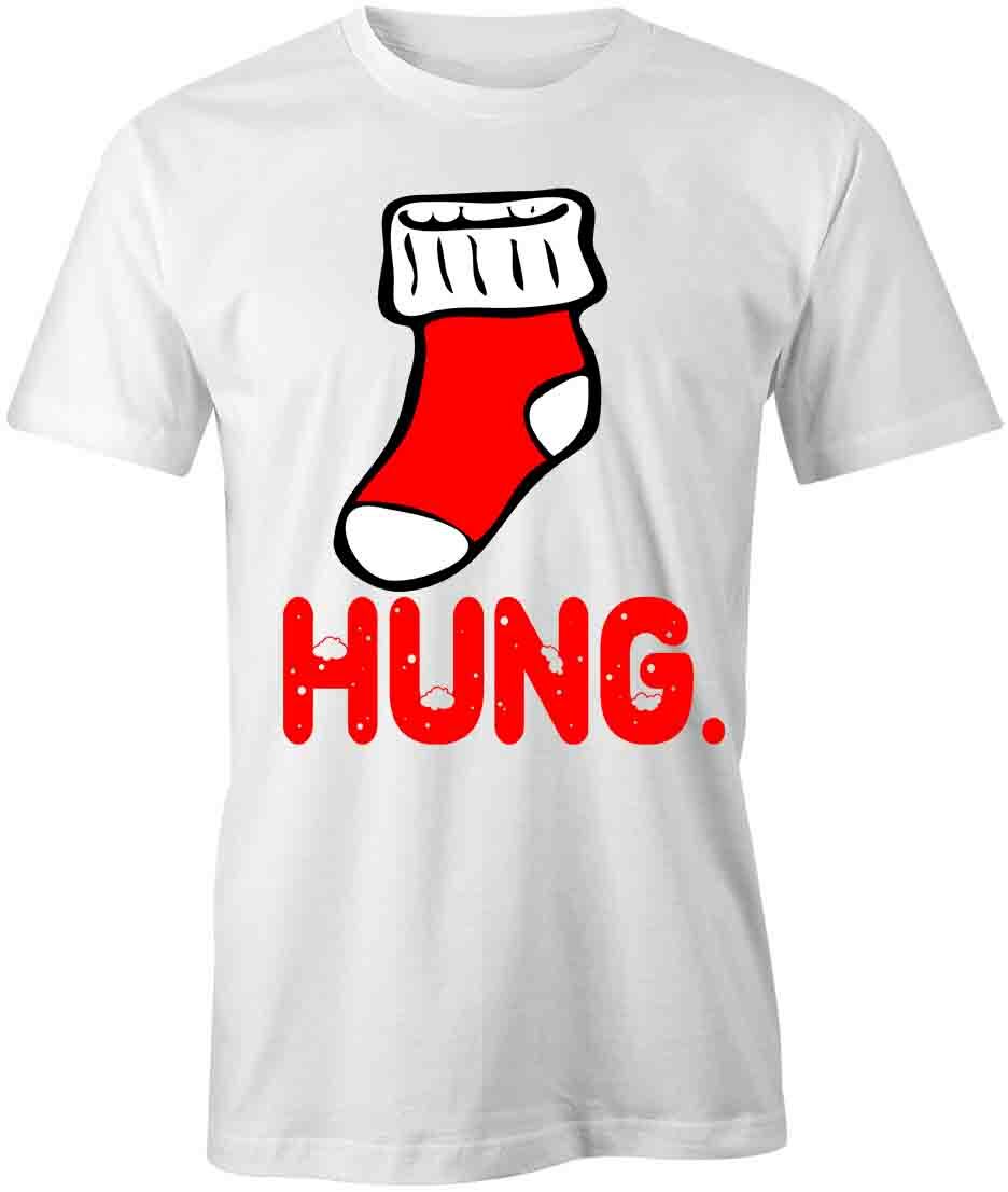 HUNG STOCKING TShirt Tee Short-Sleeved Cotton HOLIDAY CLOTHING S1WSA399