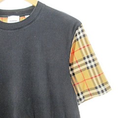 Burberry Beautiful Nova Check Short Sleeve Tee XS Black 1104 Used 6a2066ac40e0b7