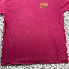 Dirty Dicks Crab Shack Shirt Mens Medium Red Blue Dont Know Dick THRASHED FLAW