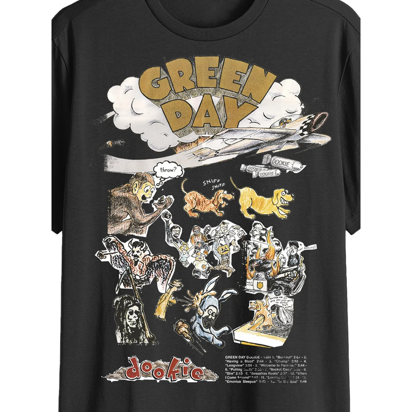 Men's Green Day Dookie Album Graphic Tee T-Shirt gallery