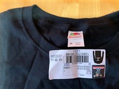 D Rob gaming T Shirt, Size medium, Black e