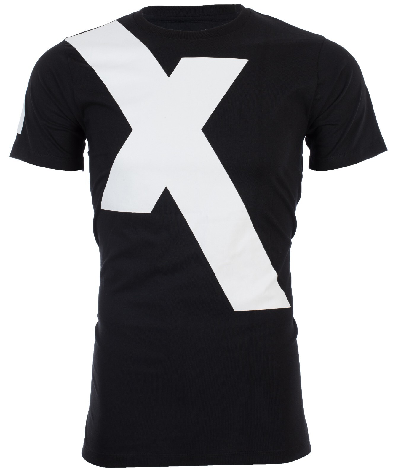 ARMANI EXCHANGE Black X LOGO Short Sleeve Slim Fit Designer Graphic T-shirt NWT gallery