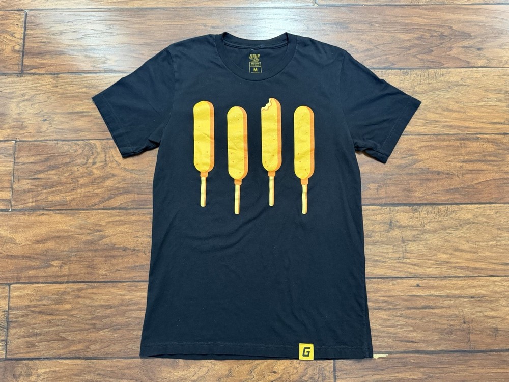 Red Vs Blue Rooster Teeth Grif Corndog Halo Xbox Black T-Shirt Medium
