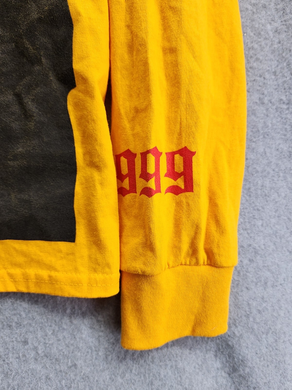 999 Shirt Mens size Small Yellow Red Eye Juice WRLD World Long Sleeve gallery