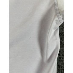 BYLT Basics Drop Cut Lux Short Sleeve White Tee Shirt Mens Medium Curved Hem