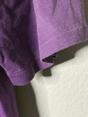 Vintage 90s Bugle Boy Genuine First Quality Graphic T Shirt XL Purple USA Boxy