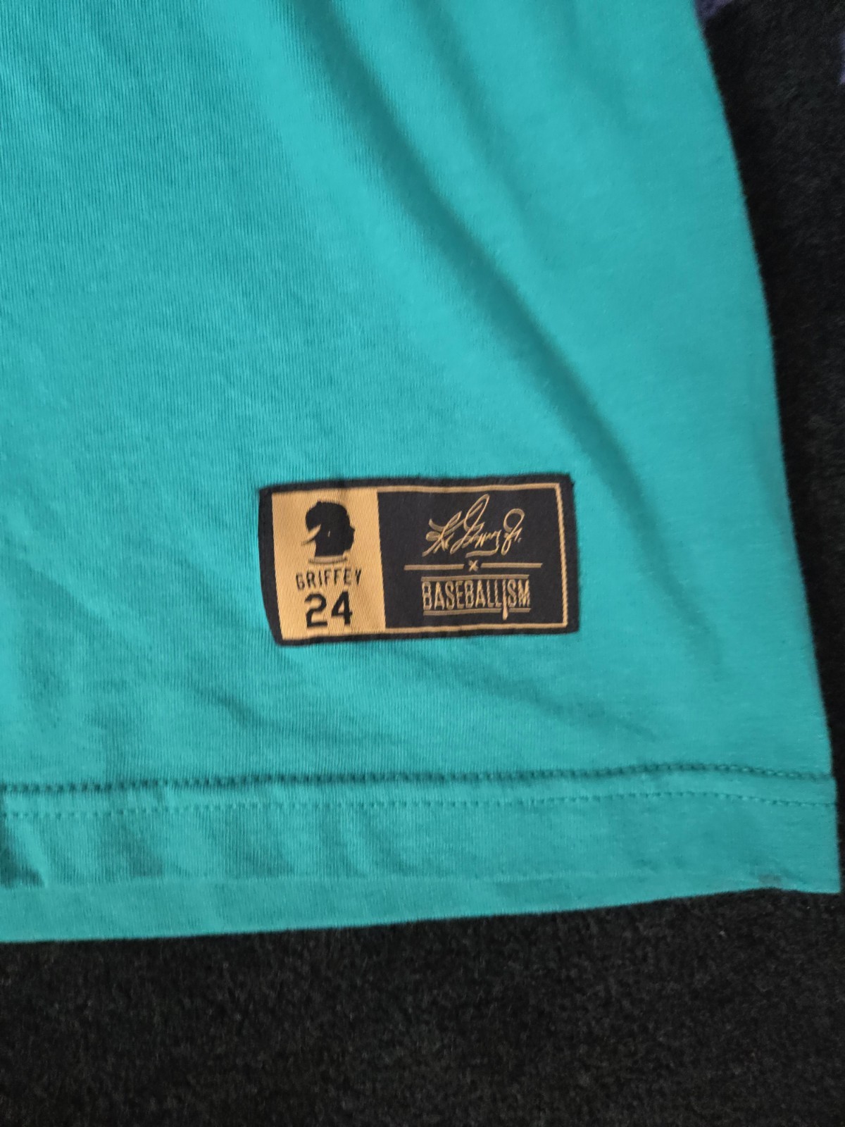 Men's Big & Tall Baseballism The Kid Ken Griffey Jr. Softstyle T-Shirt Teal 2xl gallery