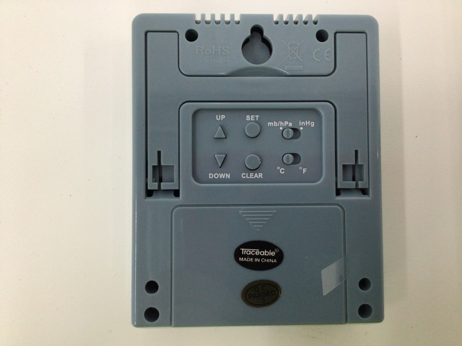 TRACEABLE 6530 Barometer,Digital,Gray 38RJ43