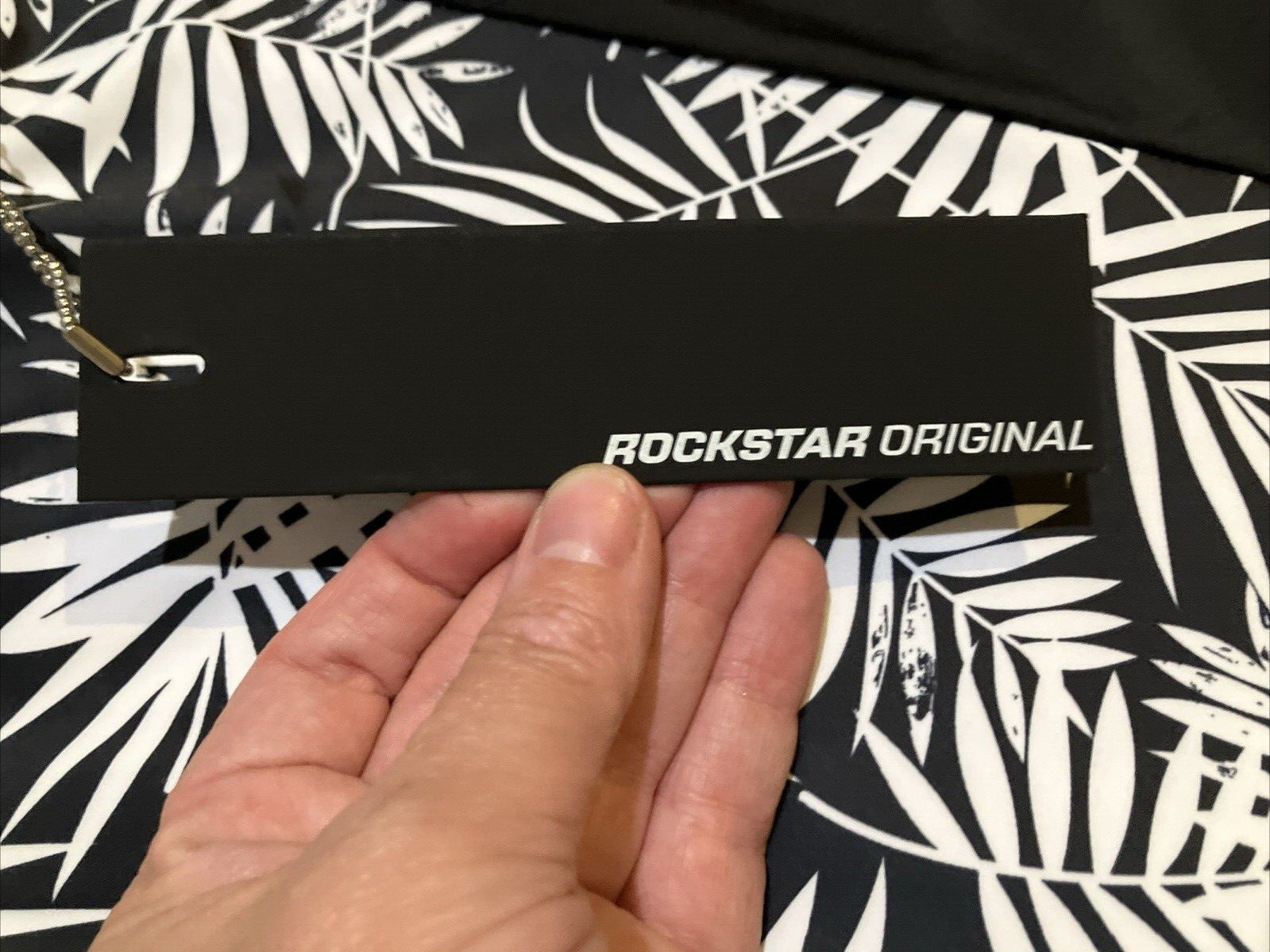 Rockstar Original Shirt Mens 5XL Black White Tropical Performance Sports Stretch gallery