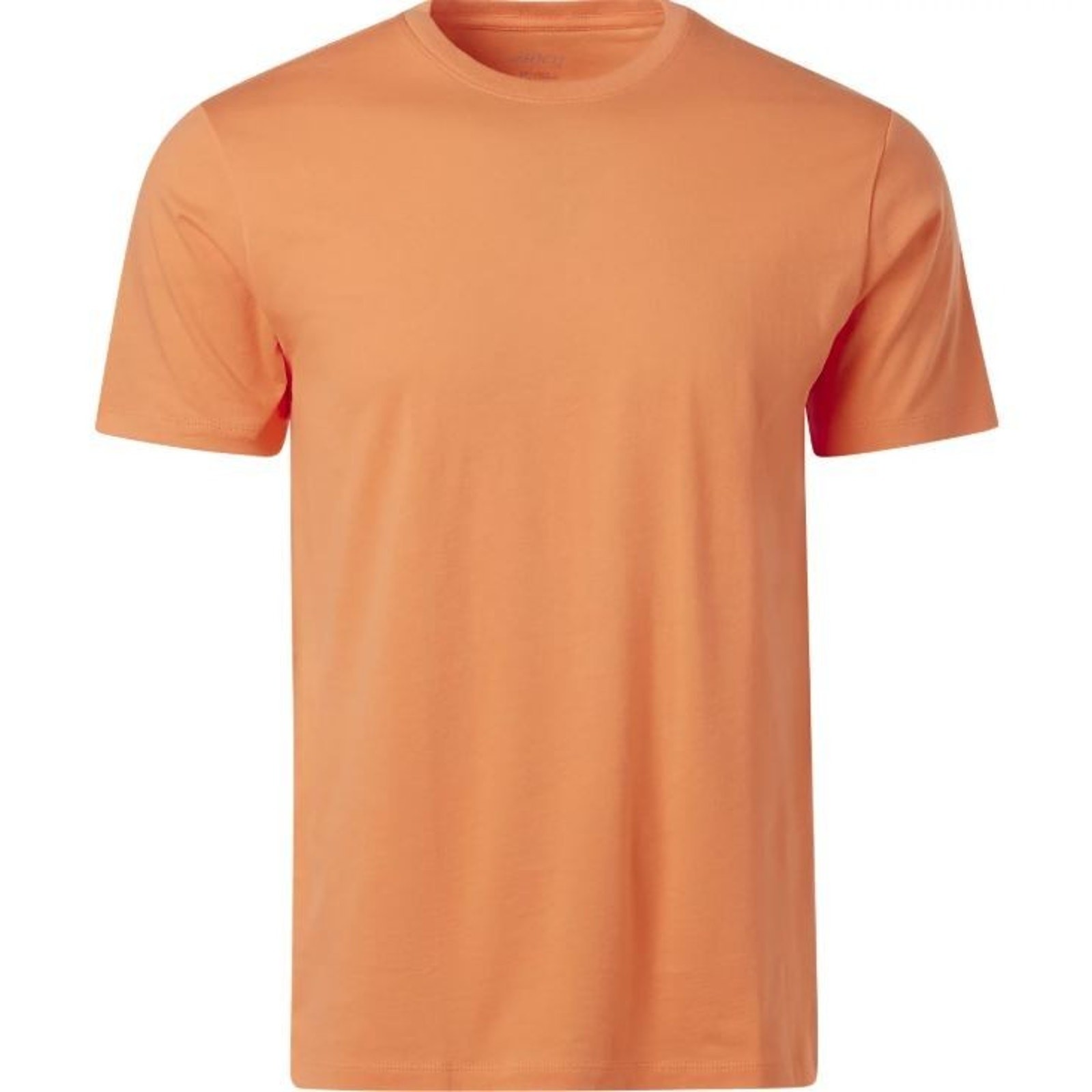 BCG Men's Melange Short Sleeve Jersey Crew Neck T-Shirt in Tangerine Tango 2XL gallery