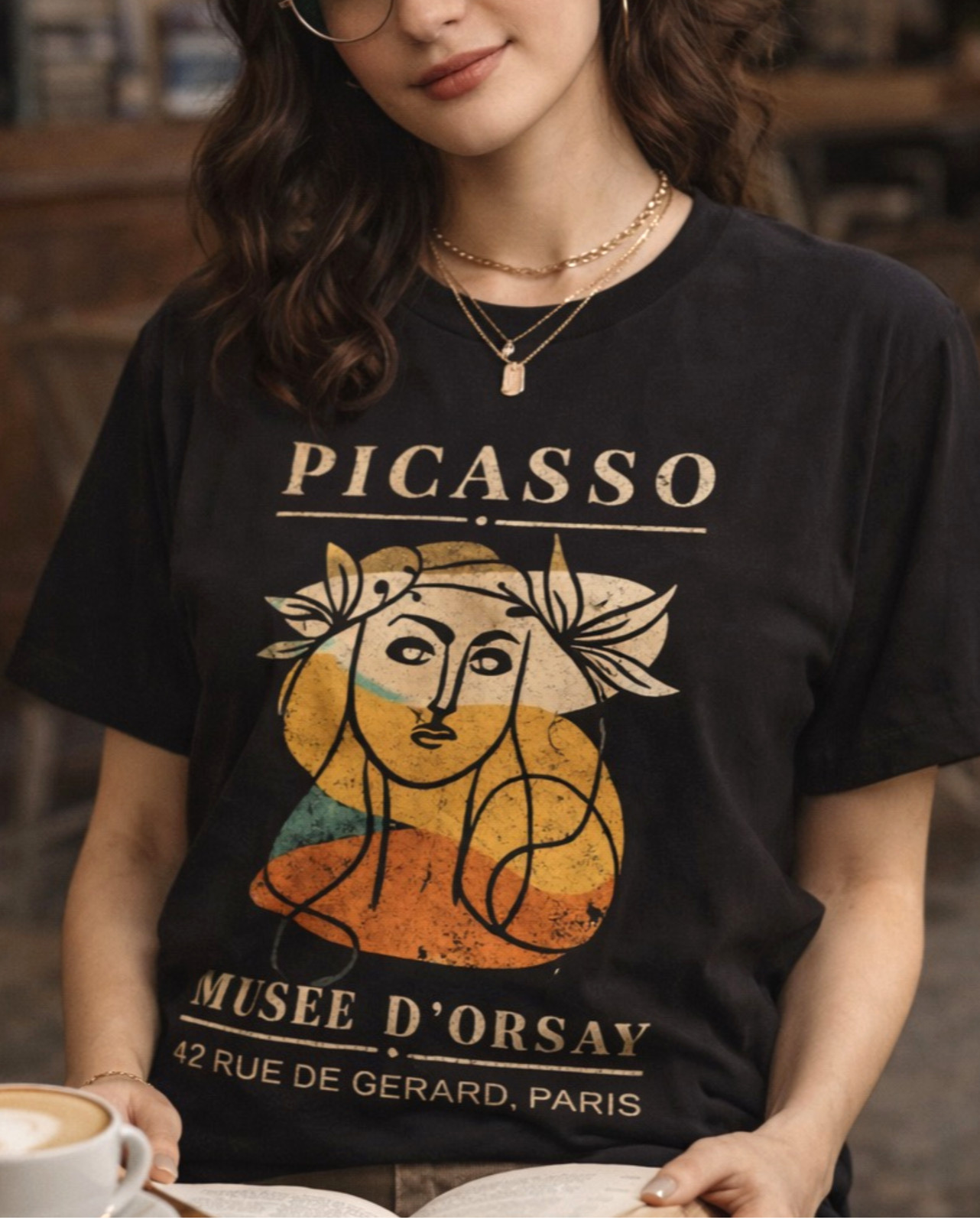 Picasso French Art T-Shirt ♡ Musée d'Orsay Paris ✩ Vintage European Museum Tee! gallery