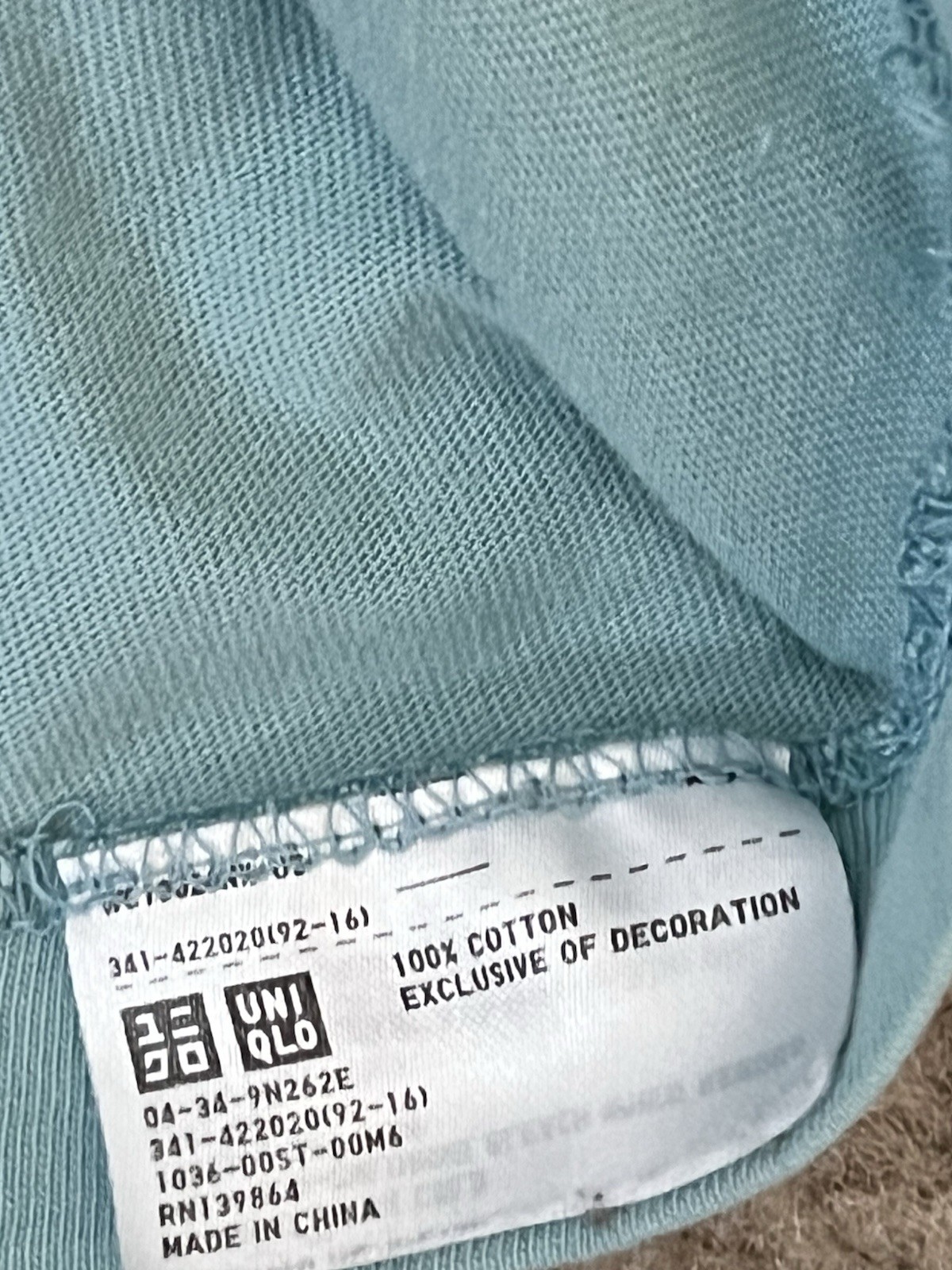 Uniqlo KAWS Light Blue Cotton Graphic Logo Crew Neck Men's T-Shirt Size Small gallery