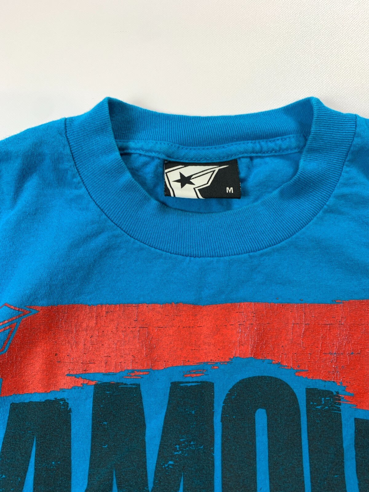 Vintage Famous Stars & Straps Graphic T Shirt Mens Medium Blue Y2K gallery