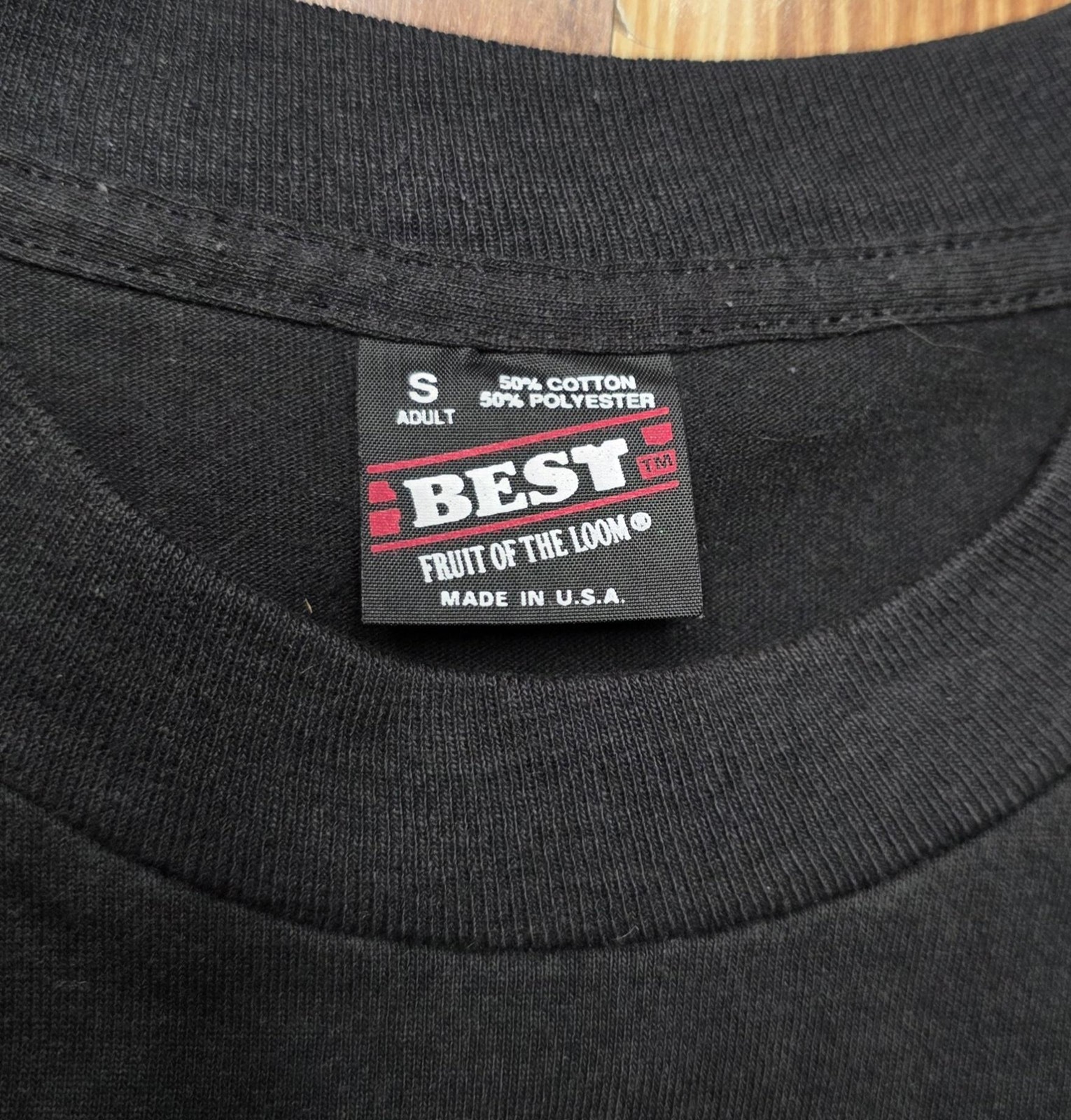 Vintage Sox Shirt Mens Small Black Fruit Of The Loom Number 1 Baseball 90s USA gallery