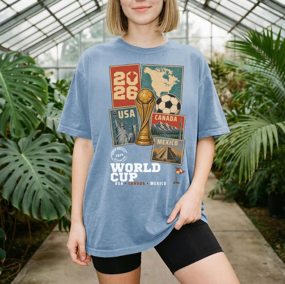 USA Canada Mexico 2026 Soccer Tee, Football Fan Shirt gallery