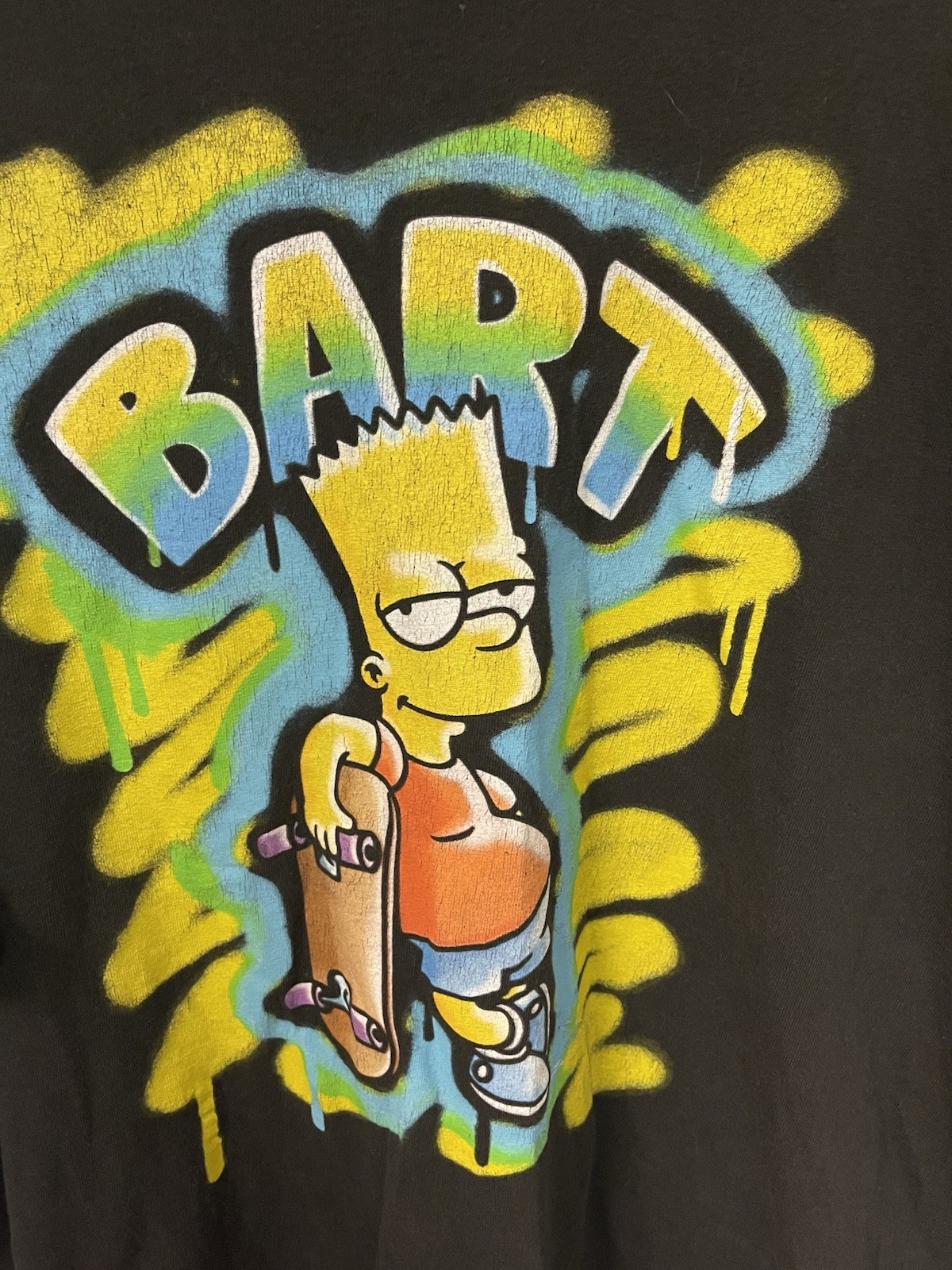BART Simpson Spray Paint Graphic Tee Xxl gallery