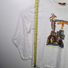 Dreamworks Men’s Classic Madagascar 2 Ocean Park Hong Kong Cotton White Sz XL