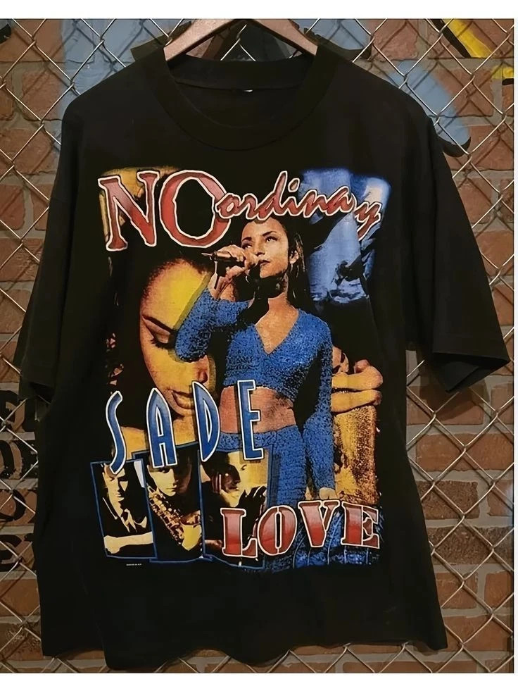 Rare!!! Sade No Ordinary Love pattern T-shirt Tee Gift SN65 gallery