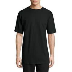 Hanes Size Men’s Beefy Short Sleeve Tee Value X-Large Tall, Black – 2 Pack
