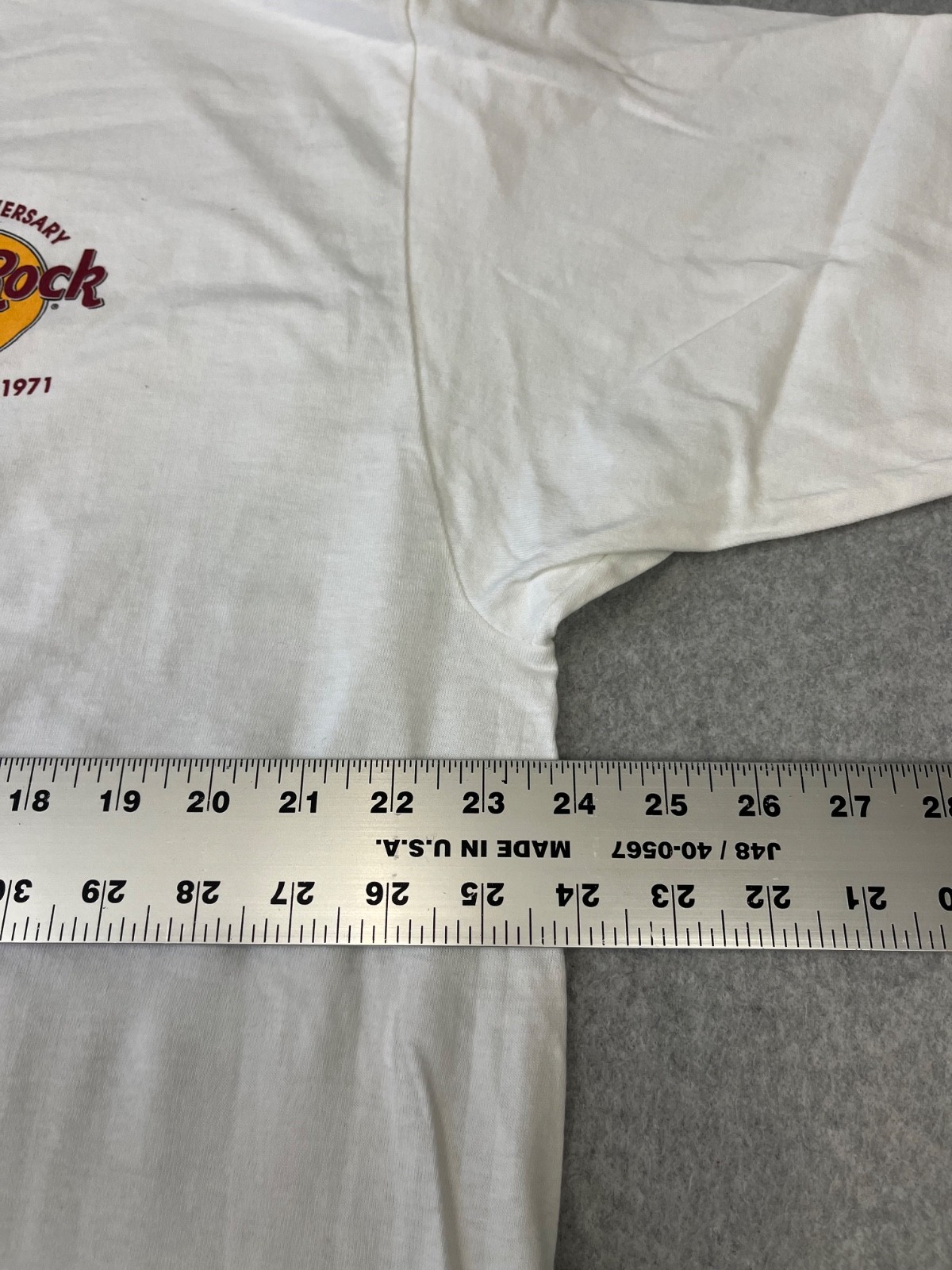 Vintage Hard Rock Cafe Shirt Mens XL White 25th Anniversary London Made USA gallery