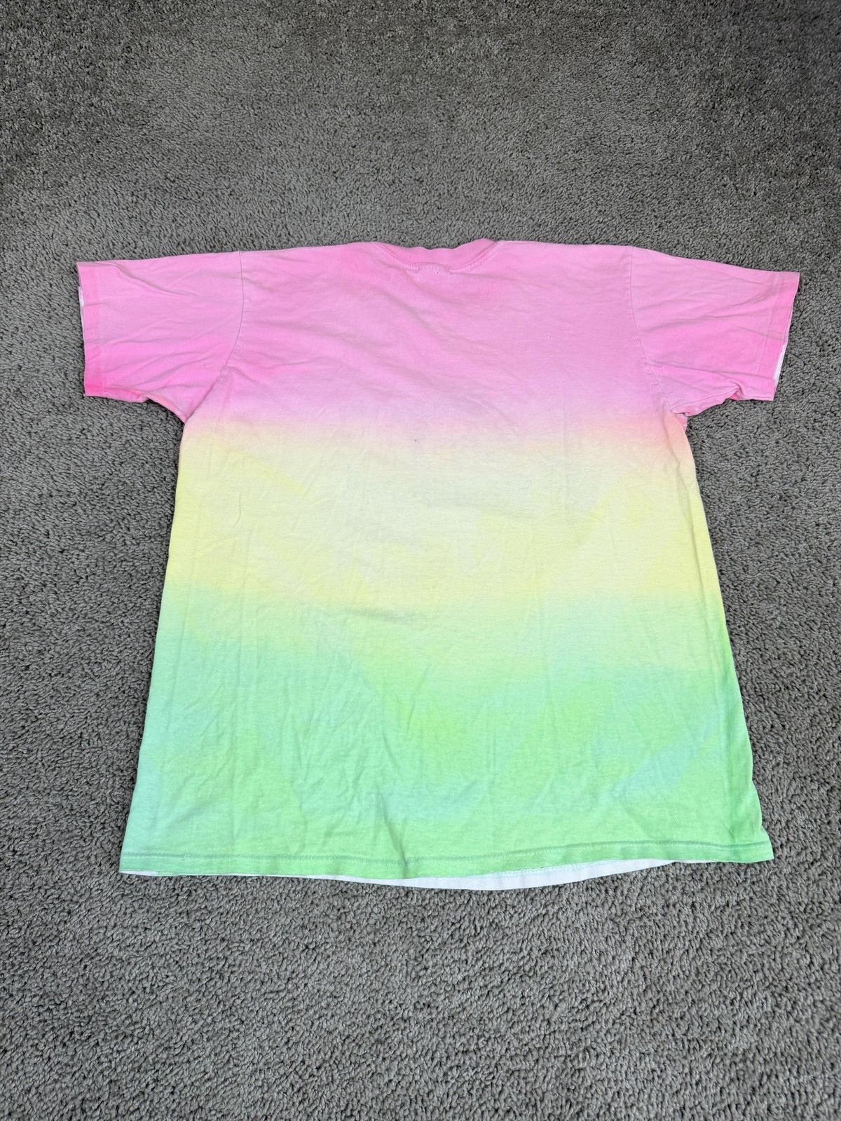 Vintage St Martin WI Shirt Mens Large Multicolor Neon Palm Trees Gradient 80s gallery