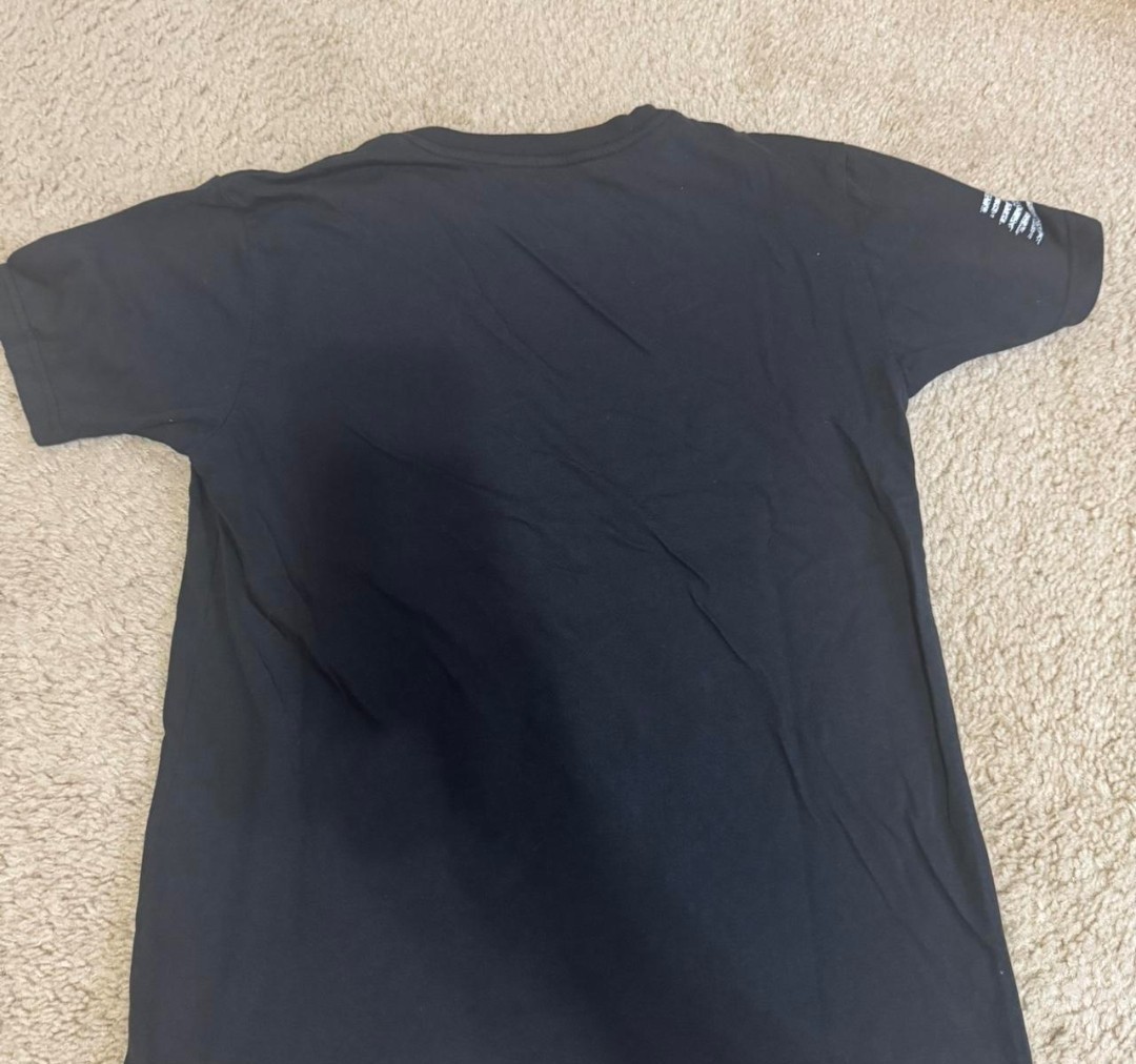 USA Flag Rothco Black Short Sleeve Cotton T-Shirt (Sz: Small) gallery