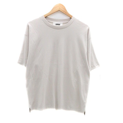 JOURNAL STANDARD relume Tshirt Cut and Sew Crew Neck Short Sleeve Plain L Light
