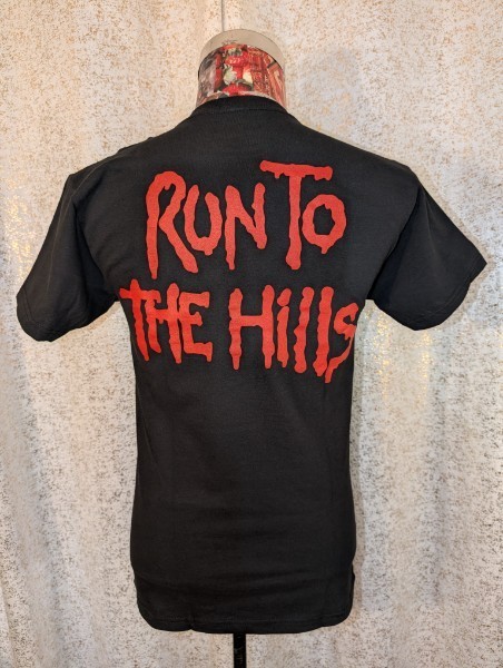 Officially Licensed Iron Maiden - Run To The Hills - Double Sided Black T-Shirt gallery