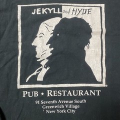 Vintage Jekyll And Hyde Pub Long Sleeve T Shirt One Size ( Fits Like XL )