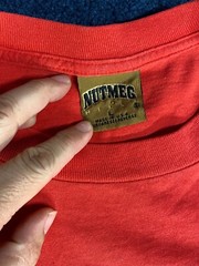 VTG Nutmeg Cincinnati REDS MLB Cooperstown Collection Baseball Shirt Size L CL01