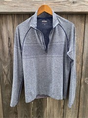 RHONE Celliant Performance Long Sleeve Seamless 1/4 Zip Pullover Shirt Size M