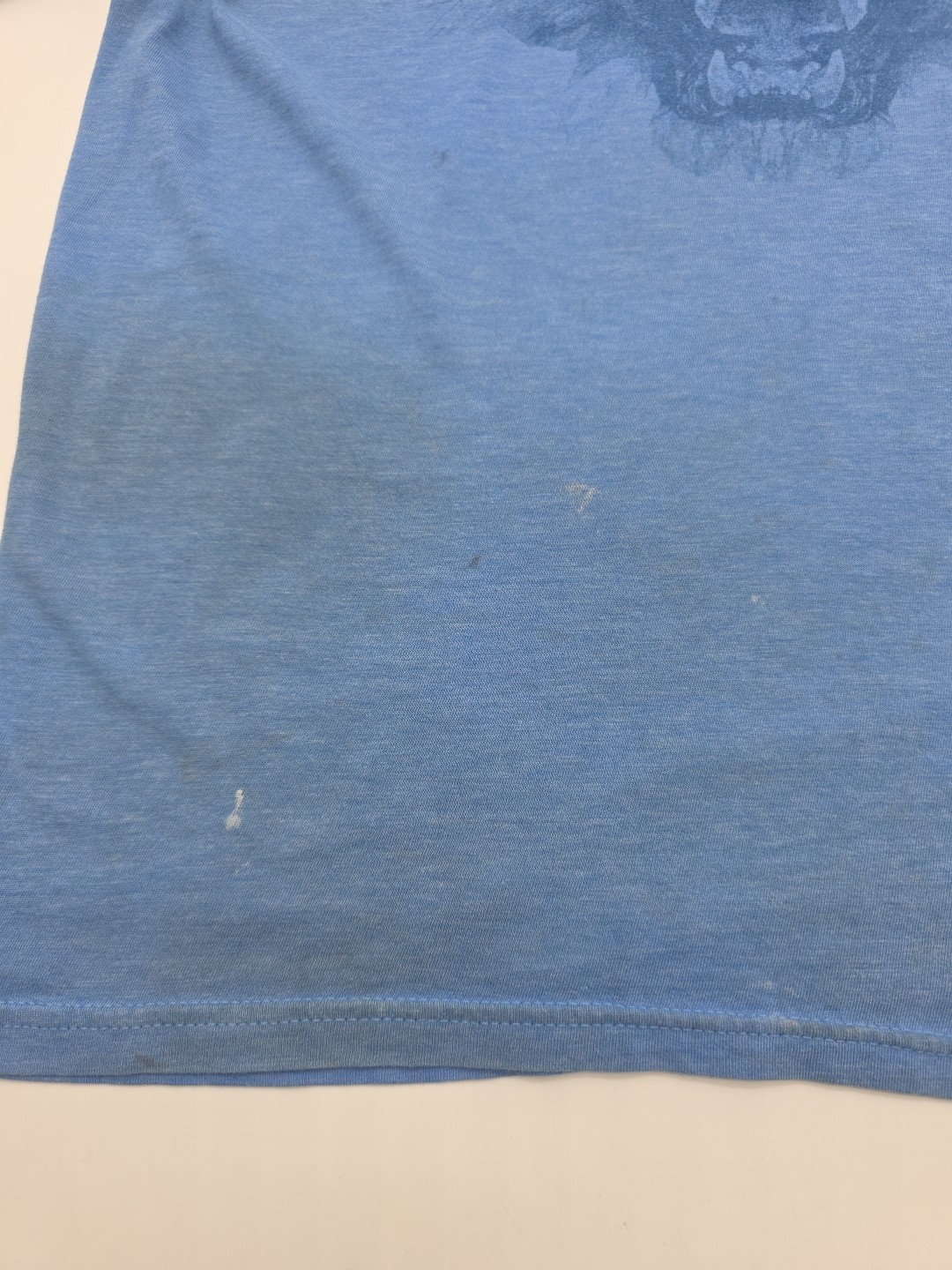 Reebok T-Shirt Men Medium Blue Logo Cotton Polyester Tee.#40832 gallery