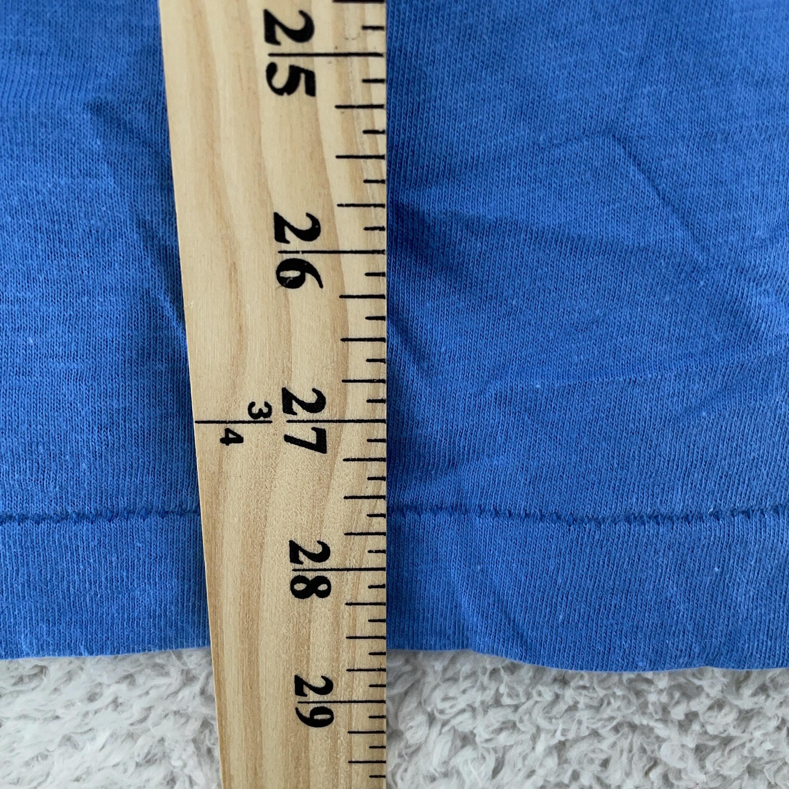 Vintage Sears Shirt Mens 2XS TALL Blue Work 'N Leisure Pocket Single Stitch Tee gallery