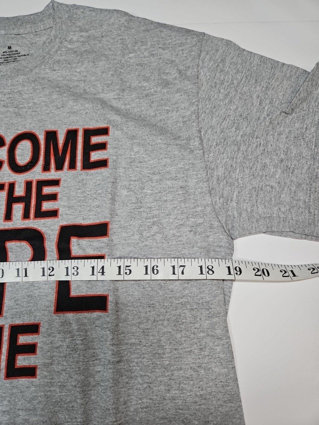 Welcome To The Nope Zone Grey Graphic T Shirt Mens Size Medium NWOT gallery