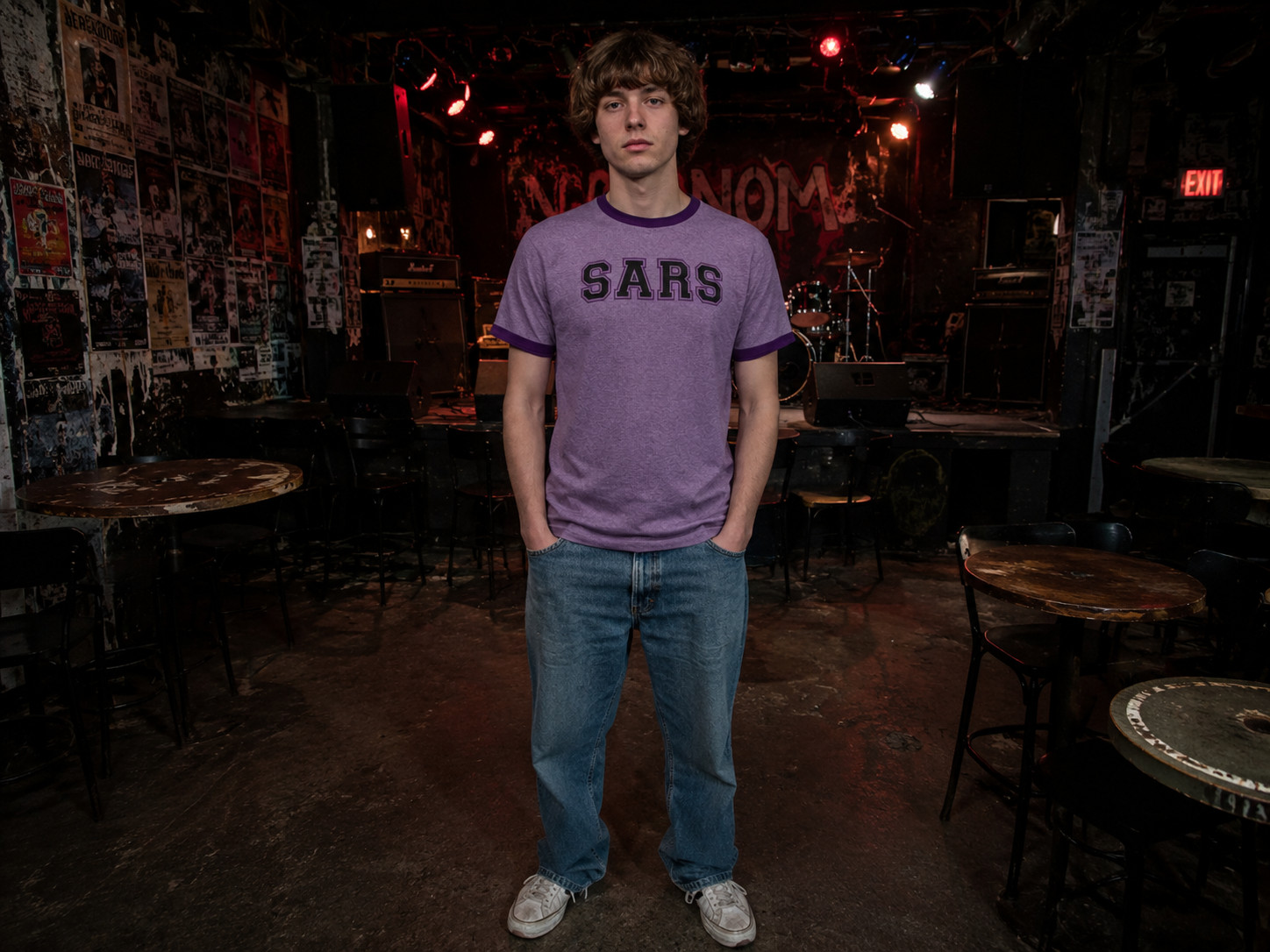 Ringer T-Shirt Costumes Heart Skull SARS Guitar 4.5 Scott Pilgrim Shirts 4 1/2 gallery