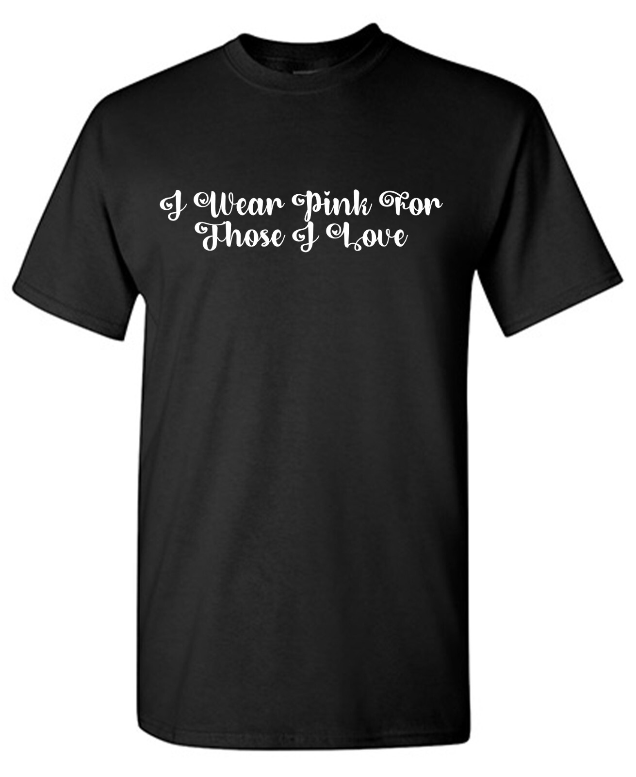 I Wear Pink For Sarcastic Humor Graphic Tee Gift For Men Novelty Funny T Shirt gallery
