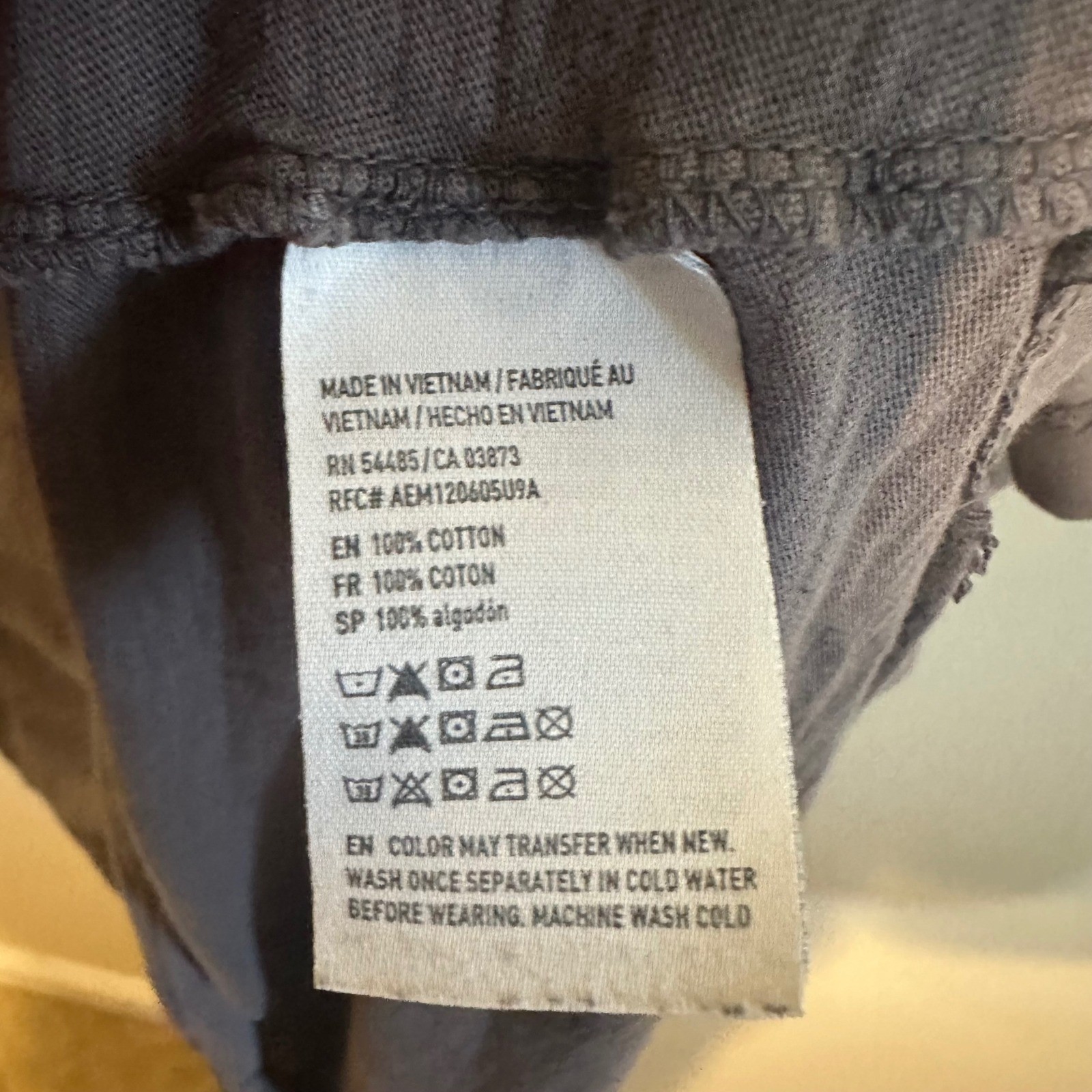 American Eagle T-Shirt Mens XL Gray Pocket Tee Cotton Slub Short Sleeve Casual gallery